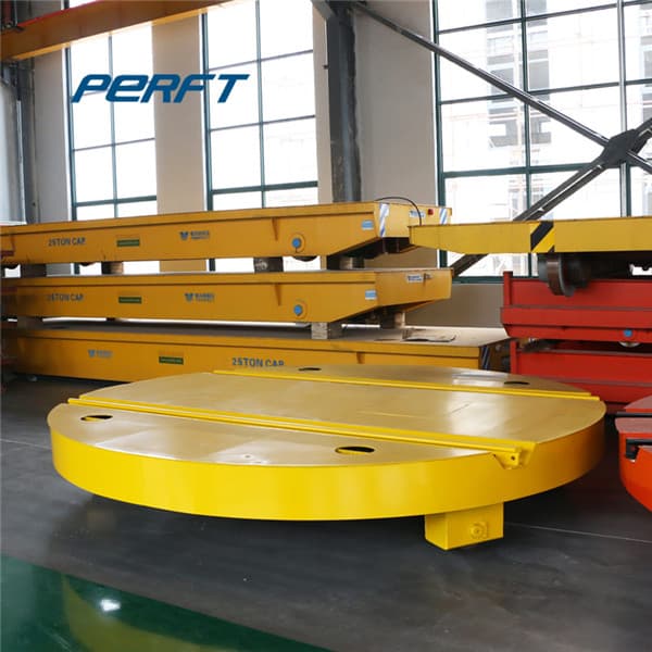 turntable transfer cart for handling heavy material 10 ton